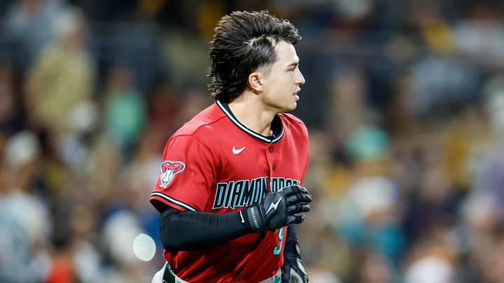 Jul 8, 2026; San Diego, California, USA; Arizona Diamondbacks center fielder Tommy Troy (9) hits a two-run home run during the seventh inning against the San Diego Padres at Petco Park. Mandatory Credit: David Frerker-Imagn Images Jul 8, 2026; San Diego, California, USA; Arizona Diamondbacks center fielder Tommy Troy (9) hits a two-run home run during the seventh inning against the San Diego Padres at Petco Park. Mandatory Credit: David Frerker-Imagn Images