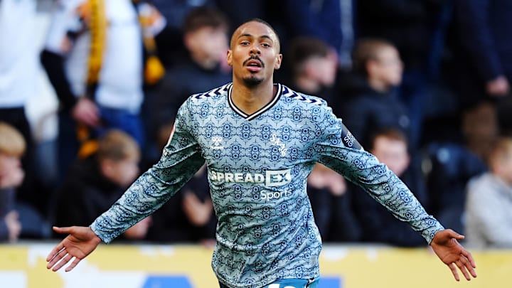 Wilson Isidor - Sunderland striker celebrates Wilson Isidor - Sunderland striker celebrates