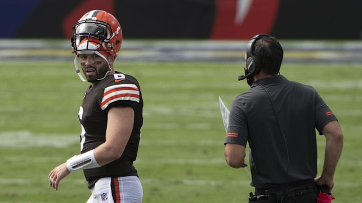 Baker Mayfield Walking Back Comments on Falcons' Kevin Stefanski Baker Mayfield Walking Back Comments on Falcons' Kevin Stefanski