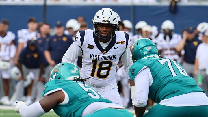West Virginia University defensive lineman Zeke Durham-Campbell West Virginia University defensive lineman Zeke Durham-Campbell