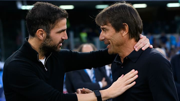 Cesc Fabregas e Antonio Conte