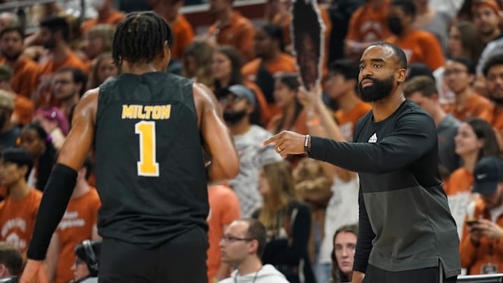 Dec 10, 2022; Austin, Texas, USA; Arkansas Pine-Bluff Golden Lions head coach Solomon Bozeman talks