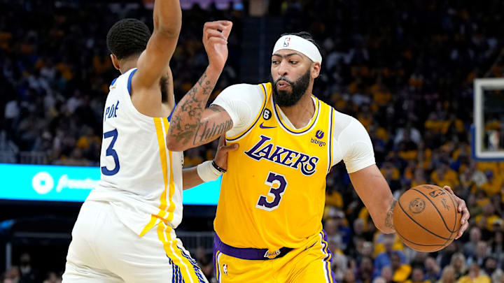 Anthony Davis está siendo vital para los Lakers en la serie ante Warriors