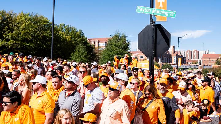 Fans wait for the start of the Vol Walk ahead of Tennessee's game against Alabama in Neyland Stadium on Saturday, Oct. 19, 2024. Fans wait for the start of the Vol Walk ahead of Tennessee's game against Alabama in Neyland Stadium on Saturday, Oct. 19, 2024.