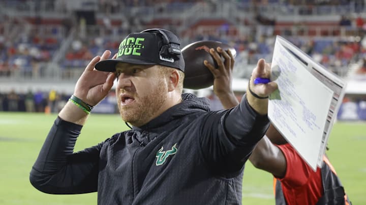 Alex Golesh said he will continue concentrating recruiting efforts on Florida and Georgia high school players while sparingly using the transfer portal.