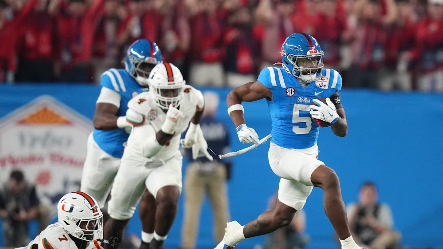 No. 1 projected RB revealed for next college football season