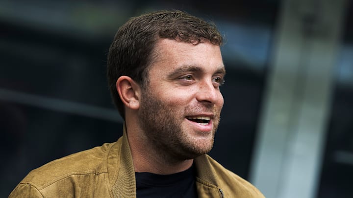 Fabrizio Romano, Italian sports journalist, attends the Fabrizio Romano, Italian sports journalist, attends the