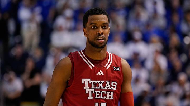 Mar 7, 2026; Provo, Utah, USA; Texas Tech Red Raiders guard Donovan Atwell (12) looks on during the second half against the BYU Cougars at Marriott Center. Mandatory Credit: Aaron Baker-Imagn Images Mar 7, 2026; Provo, Utah, USA; Texas Tech Red Raiders guard Donovan Atwell (12) looks on during the second half against the BYU Cougars at Marriott Center. Mandatory Credit: Aaron Baker-Imagn Images