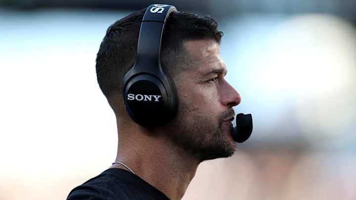 Carolina Panthers head coach Dave Canales