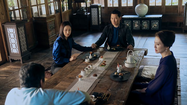 (L-R) Kim Tae-hee, Daniel Dae Kim, Lee Il-hwa, Sung Dong-il