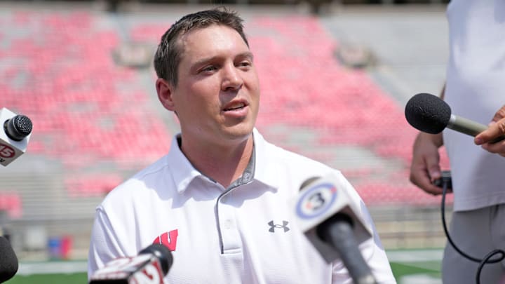 Former Wisconsin Badgers player and coach Jim Leonhard is a popular candidate for NFL defensive coordinator openings. Former Wisconsin Badgers player and coach Jim Leonhard is a popular candidate for NFL defensive coordinator openings.