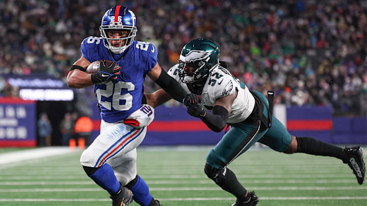 New York Giants running back Saquon Barkley (26)