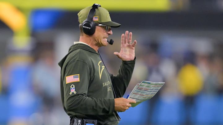 Los Angeles Chargers head coach Jim Harbaugh called quarterback Justin Herbert a beast when discussing his health. Los Angeles Chargers head coach Jim Harbaugh called quarterback Justin Herbert a beast when discussing his health.