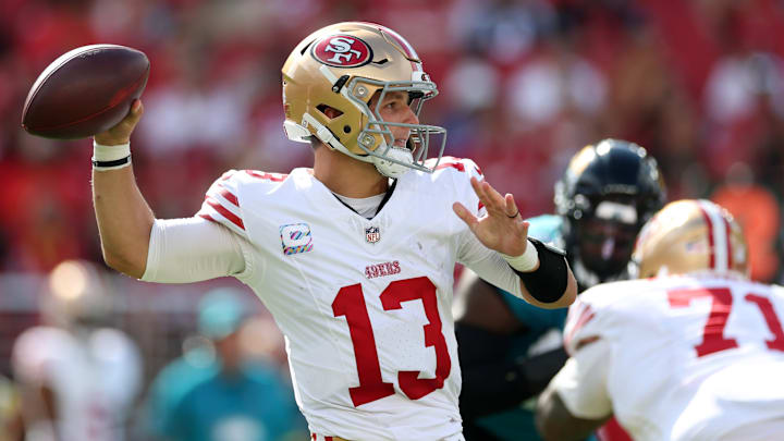 San Francisco 49ers quarterback Brock Purdy