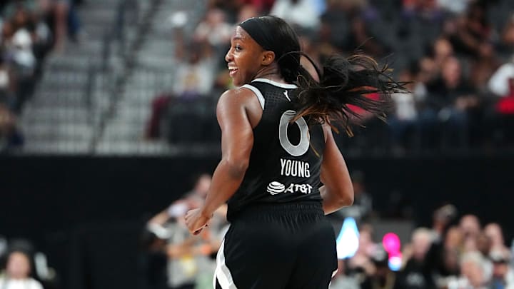 Las Vegas Aces guard Jackie Young is a great prop target on Sept. 16. 