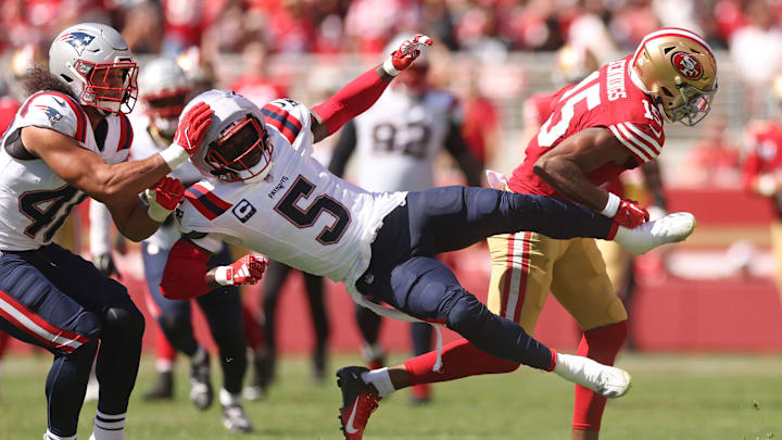 New England Patriots safety Jabrill Peppers (5) New England Patriots safety Jabrill Peppers (5)