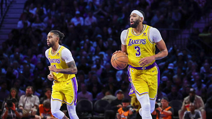 Anthony Davis and D'Angelo Russell, Los Angeles Lakers