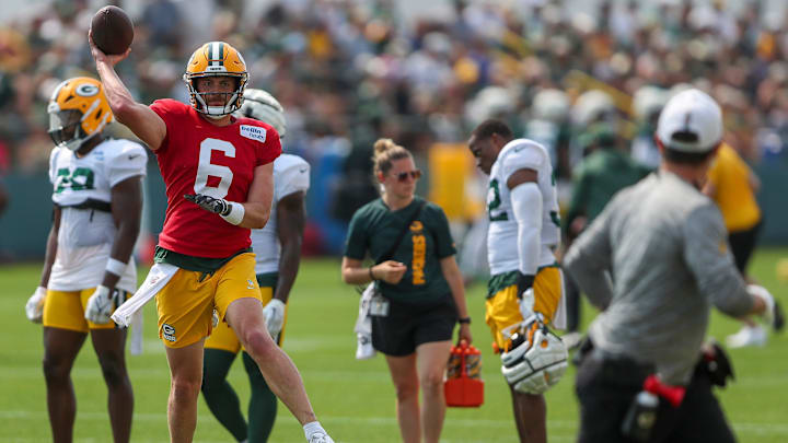 Green Bay Packers quarterback Sean Clifford