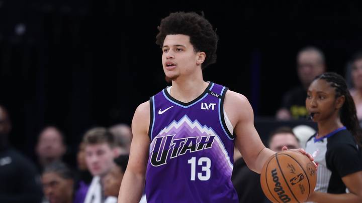 Jan 30, 2026; Salt Lake City, Utah, USA; Utah Jazz guard Walter Clayton Jr. (13) dribbles against the Brooklyn Nets during the first half at Delta Center. Mandatory Credit: Rob Gray-Imagn Images Jan 30, 2026; Salt Lake City, Utah, USA; Utah Jazz guard Walter Clayton Jr. (13) dribbles against the Brooklyn Nets during the first half at Delta Center. Mandatory Credit: Rob Gray-Imagn Images