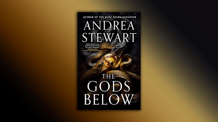 The Gods Below by Andrea Stewart. Cover image courtesy of Orbit.