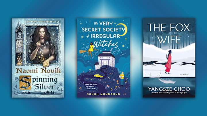 Spinning Silver by Naomi Novik | The Very Secret Society of Irregular Witches by Sangu Mandanna | The Fox Wife by Yangsze Choo Spinning Silver by Naomi Novik | The Very Secret Society of Irregular Witches by Sangu Mandanna | The Fox Wife by Yangsze Choo
