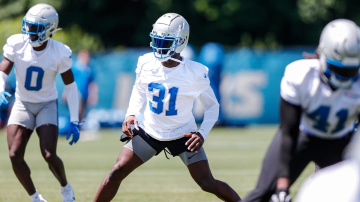 Detroit Lions safety Kerby Joseph (31). Detroit Lions safety Kerby Joseph (31).
