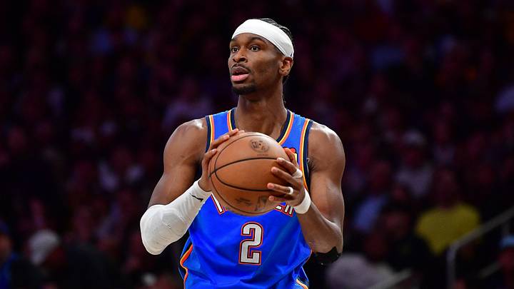 May 11, 2026; Los Angeles, California, USA; Oklahoma City Thunder guard Shai Gilgeous-Alexander (2) during the second half in game four of the second round of the 2026 NBA Playoffs at Crypto.com Arena. Mandatory Credit: Gary A. Vasquez-Imagn Images May 11, 2026; Los Angeles, California, USA; Oklahoma City Thunder guard Shai Gilgeous-Alexander (2) during the second half in game four of the second round of the 2026 NBA Playoffs at Crypto.com Arena. Mandatory Credit: Gary A. Vasquez-Imagn Images