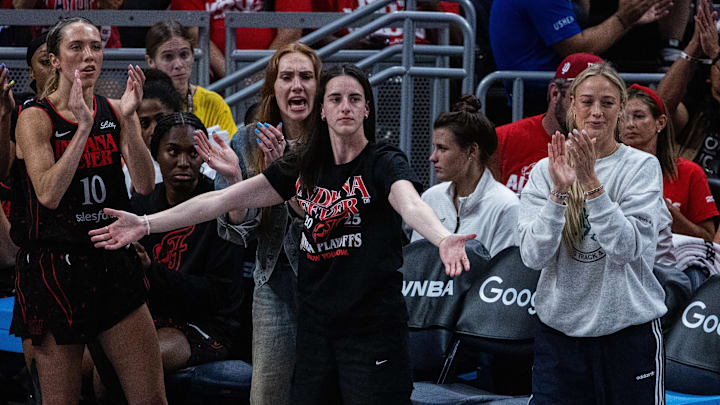 Caitlin Clark laughed off getting fined $200 for criticizing WNBA referees. 