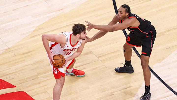 The Houston Rockets barely escaped the Raptors