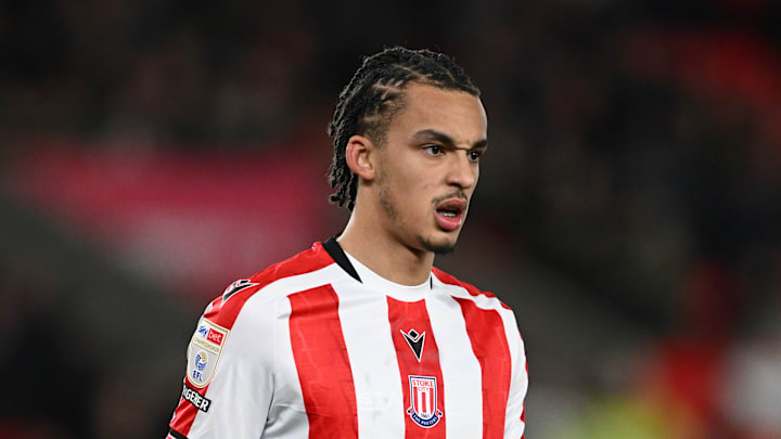 Ashley Phillips in action for Stoke City '