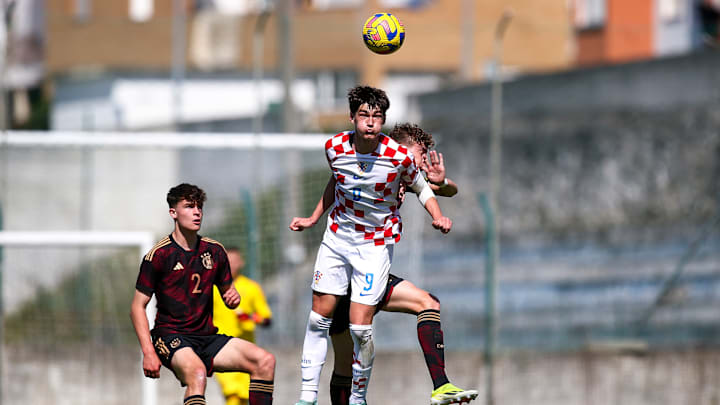 U17 Croatia v U17 Germany - UEFA Under17 European Championship Qualifier