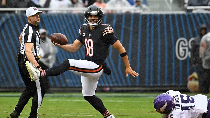 Chicago Bears quarterback Caleb Williams. Chicago Bears quarterback Caleb Williams.