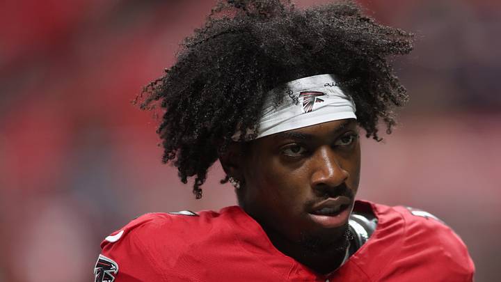 Atlanta Falcons wide receiver Zachariah Branch 