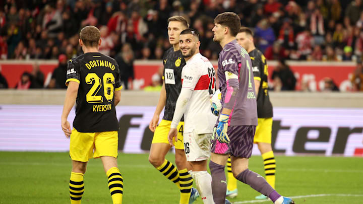 Borussia Dortmund will face Stuttgart in the DFB-Pokal on Wednesday