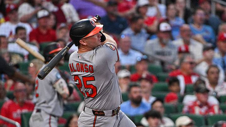 Aug 25, 2026; St. Louis, Missouri, USA; Baltimore Orioles first baseman Pete Alonso (25) hits a three run home run against the St. Louis Cardinals during the third inning at Busch Stadium. Mandatory Credit: Jeff Curry-Imagn Images Aug 25, 2026; St. Louis, Missouri, USA; Baltimore Orioles first baseman Pete Alonso (25) hits a three run home run against the St. Louis Cardinals during the third inning at Busch Stadium. Mandatory Credit: Jeff Curry-Imagn Images