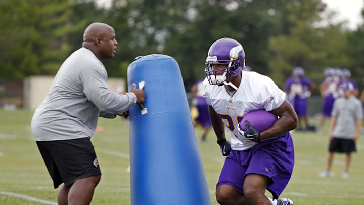 Adrian Peterson and Eric Bieniemy