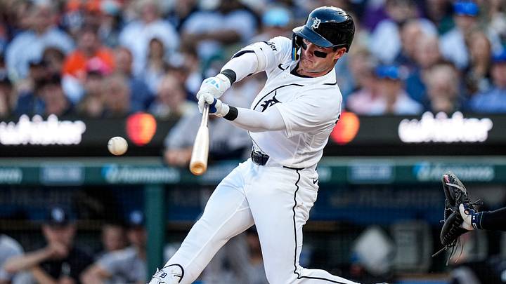 Detroit Tigers third baseman Kevin McGonigle (7). Detroit Tigers third baseman Kevin McGonigle (7).