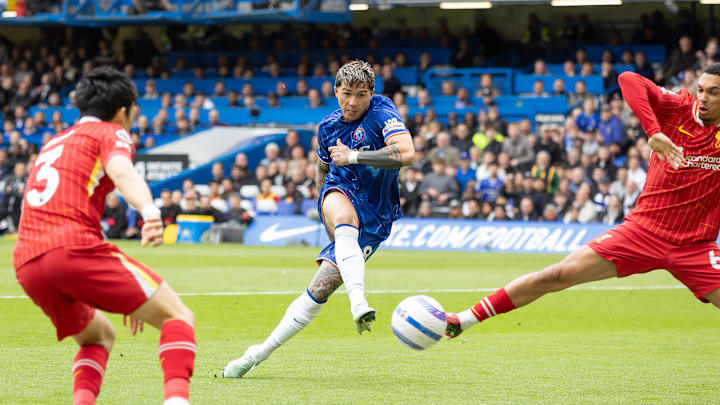 Enzo Fernandez opened the scoring just three minutes in.
