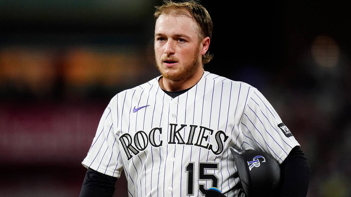 Rockies’ Hunter Goodman Dispels Notion That he Pointed out Crooked Cardinals Cap