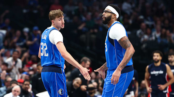Dallas Mavericks forward Cooper Flagg, Dallas Mavericks forward Anthony Davis