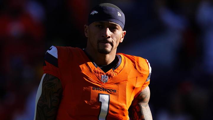 Denver Broncos tight end Evan Engram