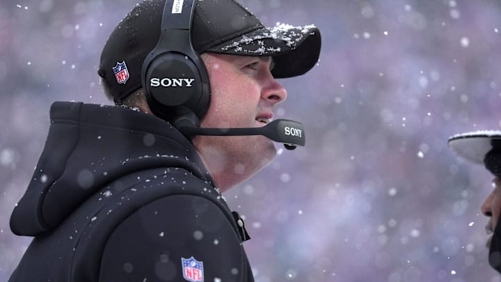 Cincinnati Bengals head coach Zac Taylor watches the play during first half action at Highmark Stadium in Orchard Park on Dec. 7, 2025. Cincinnati Bengals head coach Zac Taylor watches the play during first half action at Highmark Stadium in Orchard Park on Dec. 7, 2025.