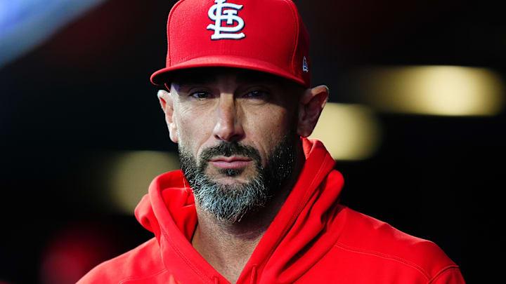 Sep 24, 2024; Denver, Colorado, USA; St. Louis Cardinals designated hitter Matt Carpenter (13) during the first inning against the Colorado Rockies at Coors Field. Mandatory Credit: Ron Chenoy-Imagn Images