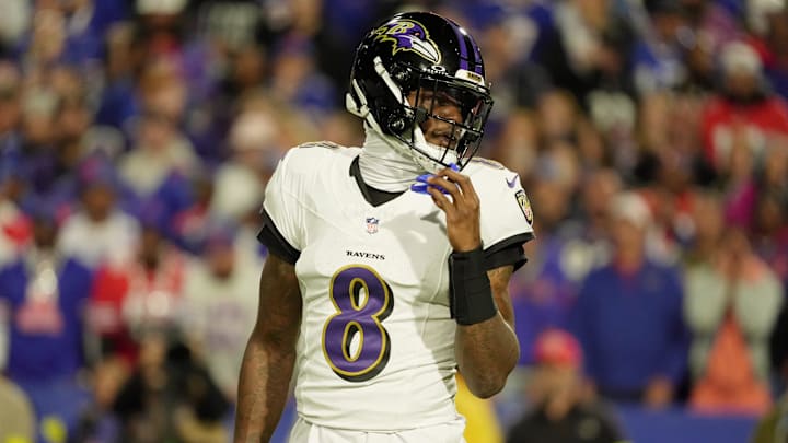 Lamar Jackson and a Bills fan got into a confrontation during 'Sunday Night Football' last week. 
