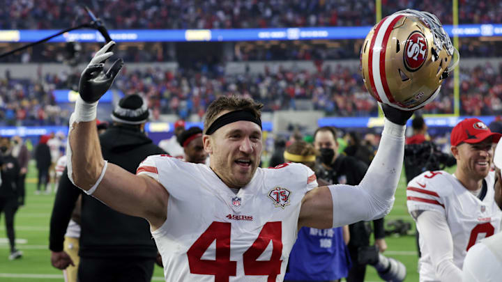 San Francisco 49ers fullback Kyle Juszczyk (44) San Francisco 49ers fullback Kyle Juszczyk (44)