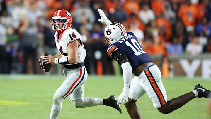 Gunner Stockton, Amaris Williams, Georgia Bulldogs, Auburn Tigers