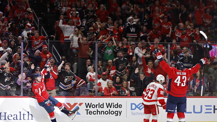 Aliaksei Protas, Washington Capitals Mandatory Credit: Geoff Burke-Imagn Images