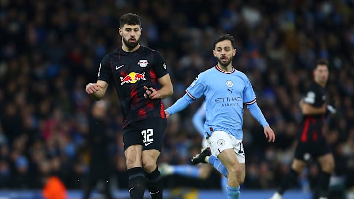 Josko Gvardiol y Bernardo Silva