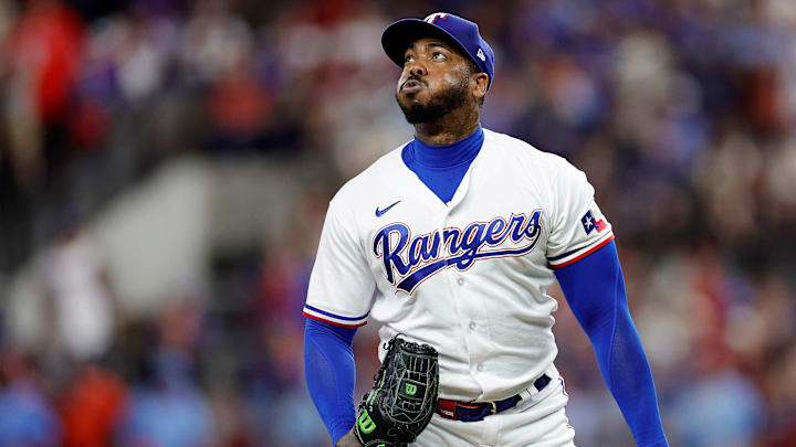 Aroldis Chapman golpeó a Chas McCormick con una poderosa recta