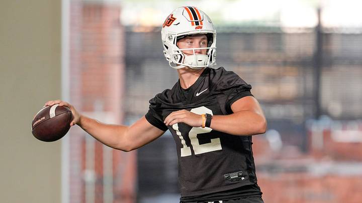 Oklahoma State quarterback Luke Tepas. Oklahoma State quarterback Luke Tepas.